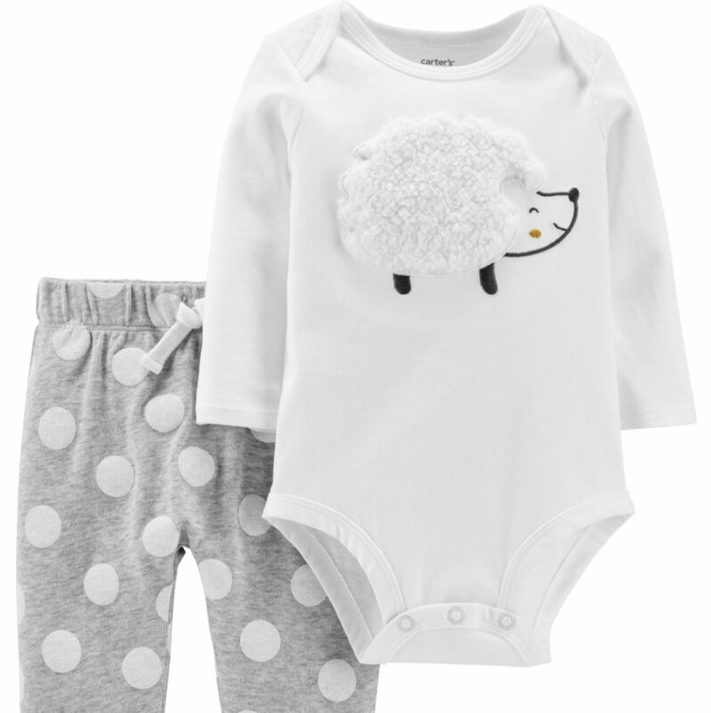 Carter's 2-piece Hedgehog Bodysuit pant set 24M